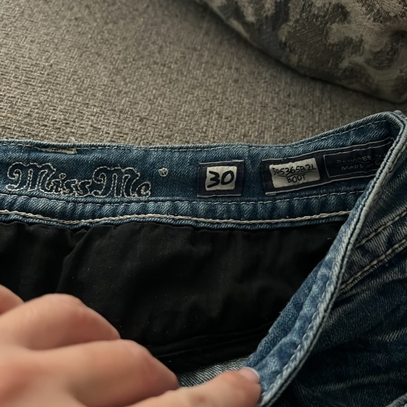 Gently used Miss Me boot cut jeans - Picture 2 of 3